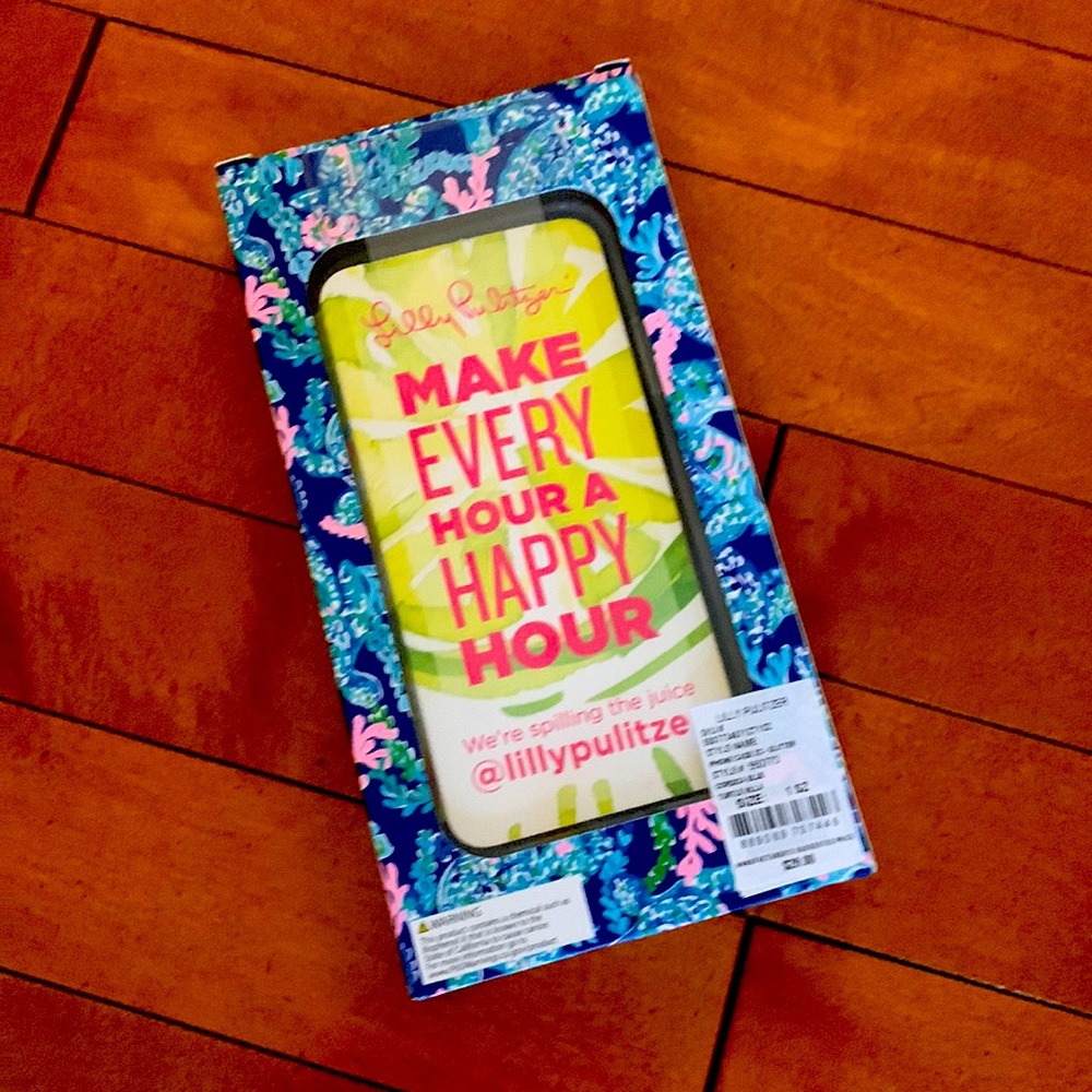 Lilly Pulitzer- Turtle Villa pattered iPhone case X/XS